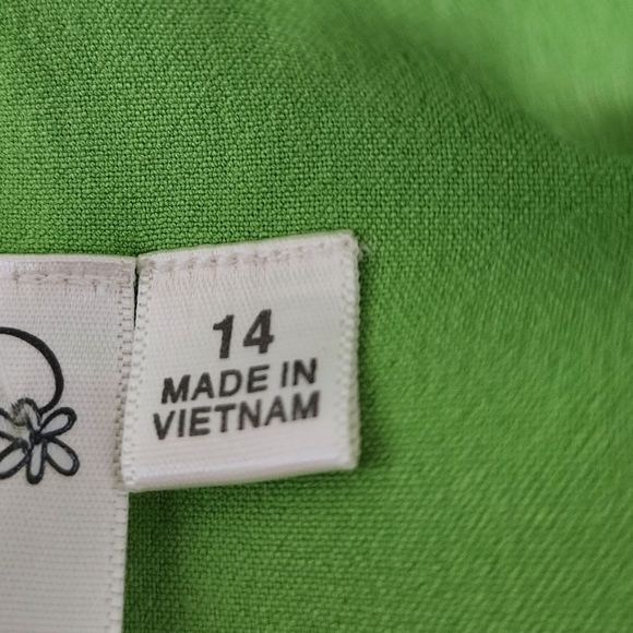 Emma AND MICHELLE WOMEN'S SHIFT DRESS WITH ZIPPERS ON BOTTOM FRONT SIZE 14 - Picture 9 of 10